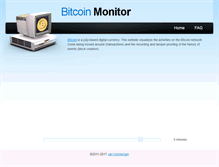 Tablet Screenshot of bitcoinmonitor.com