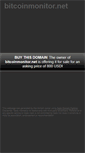 Mobile Screenshot of bitcoinmonitor.net