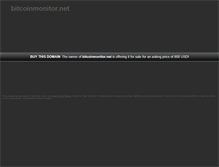 Tablet Screenshot of bitcoinmonitor.net